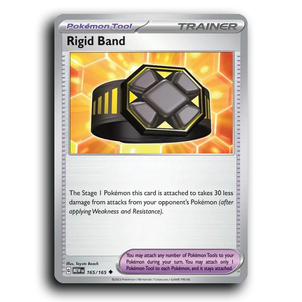 Rigid Band 165/165 151 Uncommon Pokemon Card TCG Near Mint NM