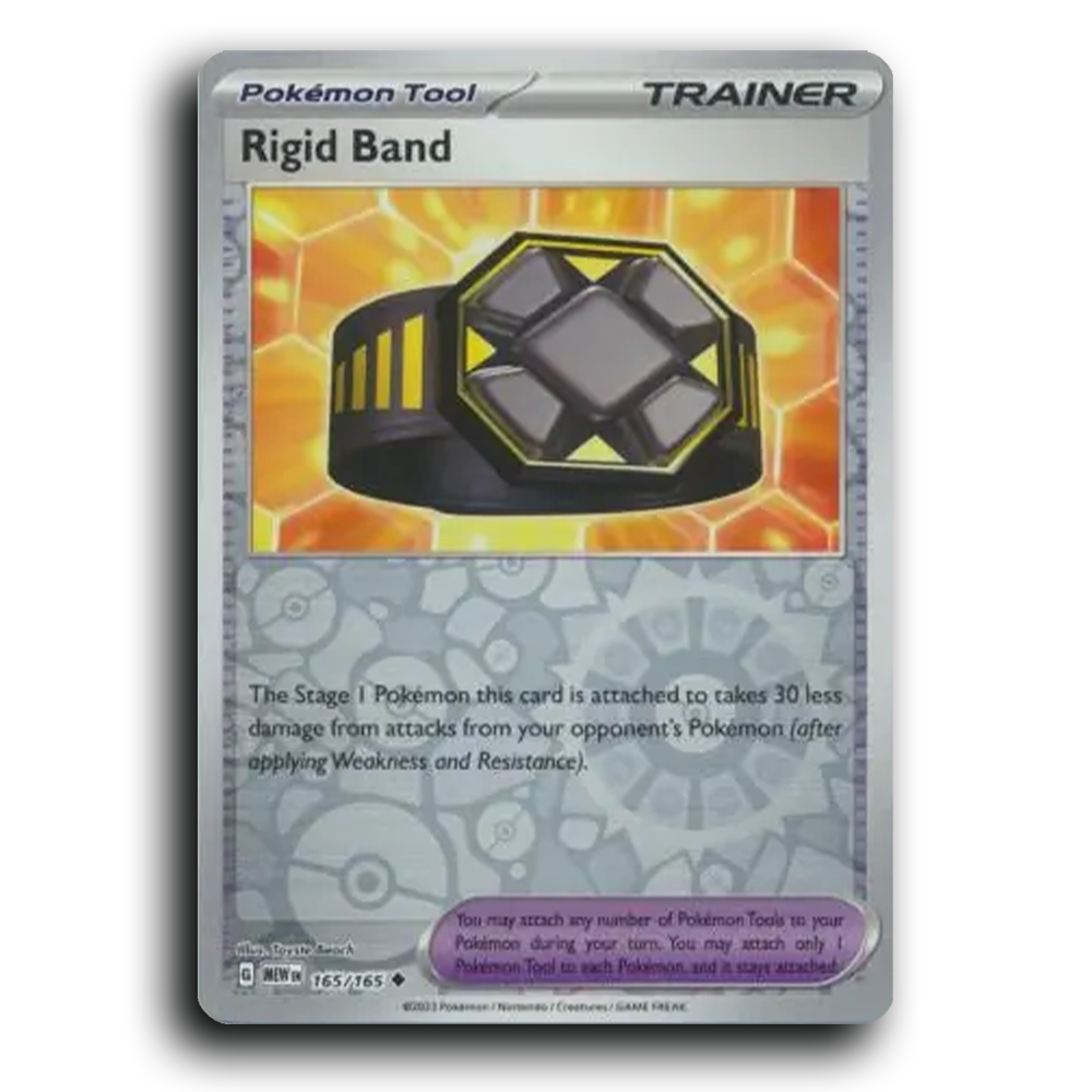 Rigid Band 165/165 151 Uncommon Pokemon Card TCG Near Mint NM Reverse Holo