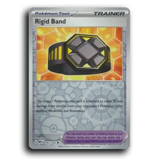 Rigid Band 165/165 151 Uncommon Pokemon Card TCG Near Mint NM Reverse Holo