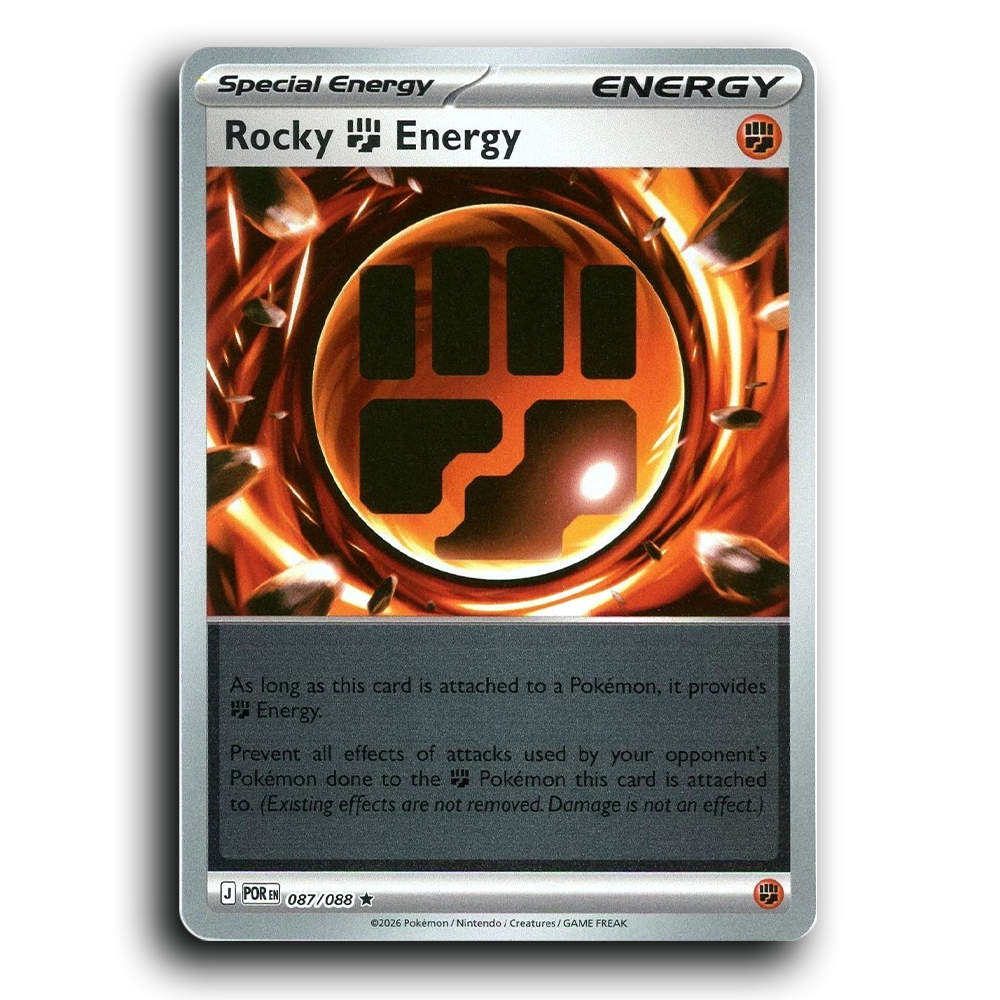 Rocky Fighting Energy (087/088) [Perfect Order] Rare Pokemon Card TCG Near Mint NM Reverse Holo