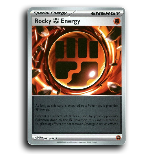 Rocky Fighting Energy (087/088) [Perfect Order] Rare Pokemon Card TCG Near Mint NM Reverse Holo