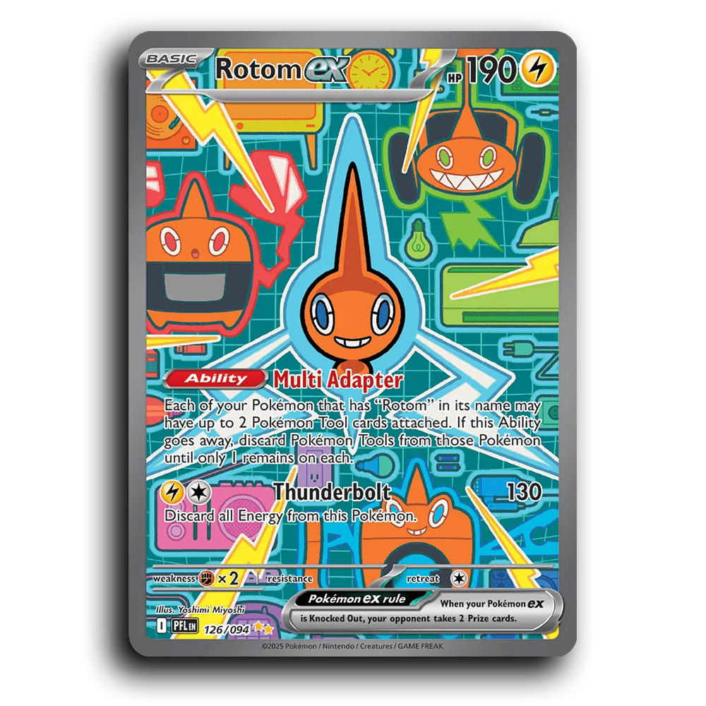 Rotom ex (126/094) [Phantasmal Flames] Special Illustration Rare Pokemon Card TCG Near Mint NM Holofoil