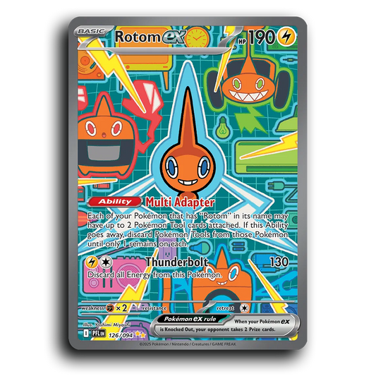 Rotom ex (126/094) [Phantasmal Flames] Special Illustration Rare Pokemon Card TCG Near Mint NM Holofoil