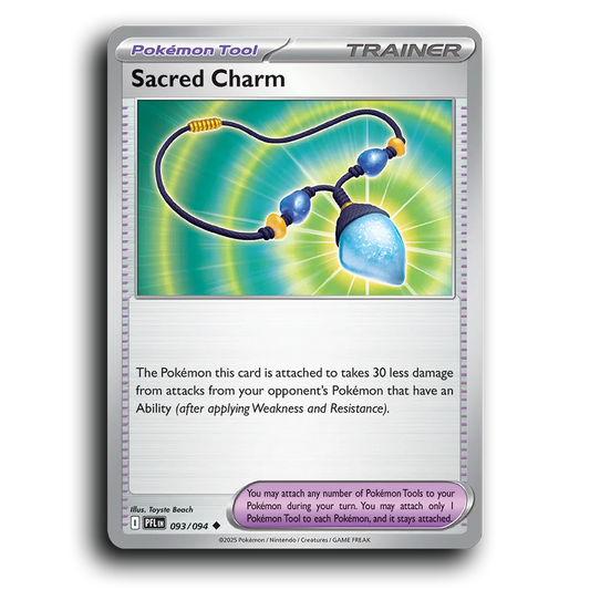 Sacred Charm (093/094) [Phantasmal Flames] Uncommon Pokemon Card TCG Near Mint NM