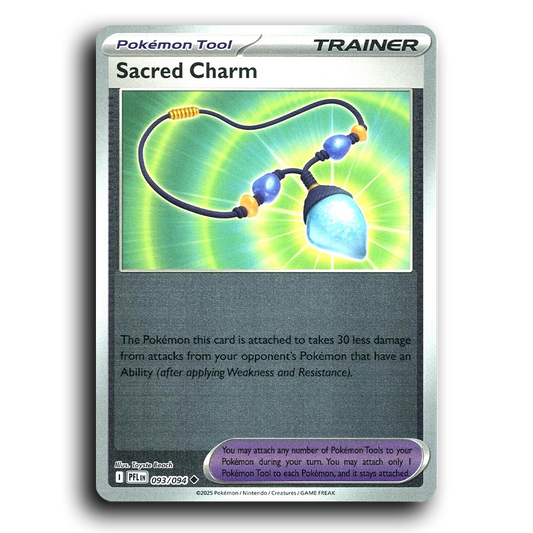Sacred Charm (093/094) [Phantasmal Flames] Uncommon Pokemon Card TCG Near Mint NM Reverse Holo