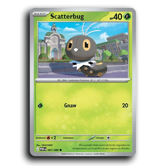 Scatterbug (007/088) [Perfect Order] Common Pokemon Card TCG Near Mint NM