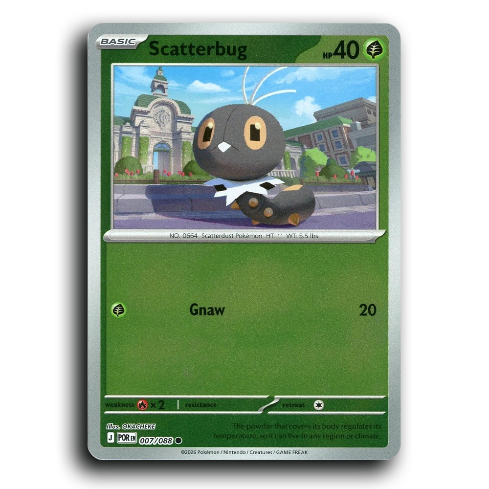 Scatterbug (007/088) [Perfect Order] Common Pokemon Card TCG Near Mint NM Reverse Holo