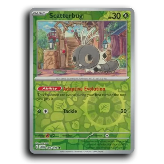 Scatterbug (008/198) [Scarlet & Violet] Common Pokemon Card TCG Near Mint NM Reverse Holo