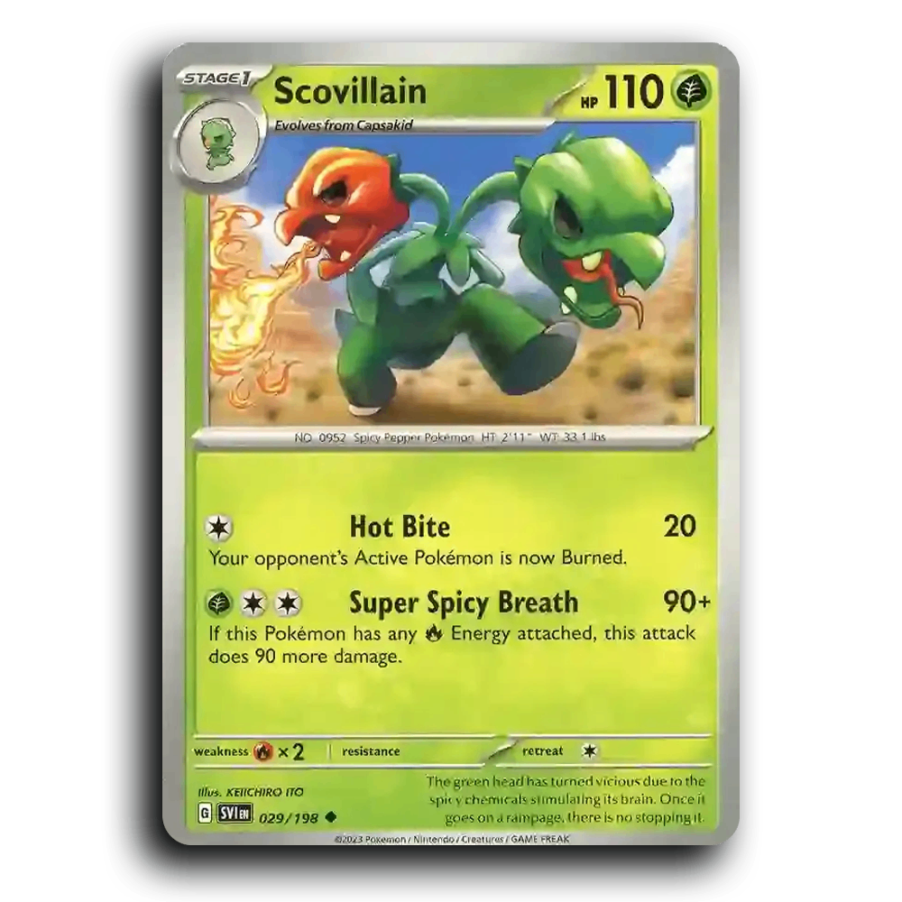 Scovillain (029/198) [Scarlet & Violet] Uncommon Pokemon Card TCG Near Mint NM
