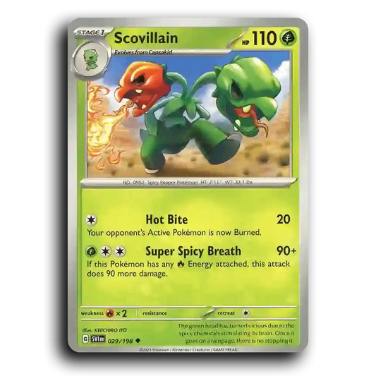 Scovillain (029/198) [Scarlet & Violet] Uncommon Pokemon Card TCG Near Mint NM