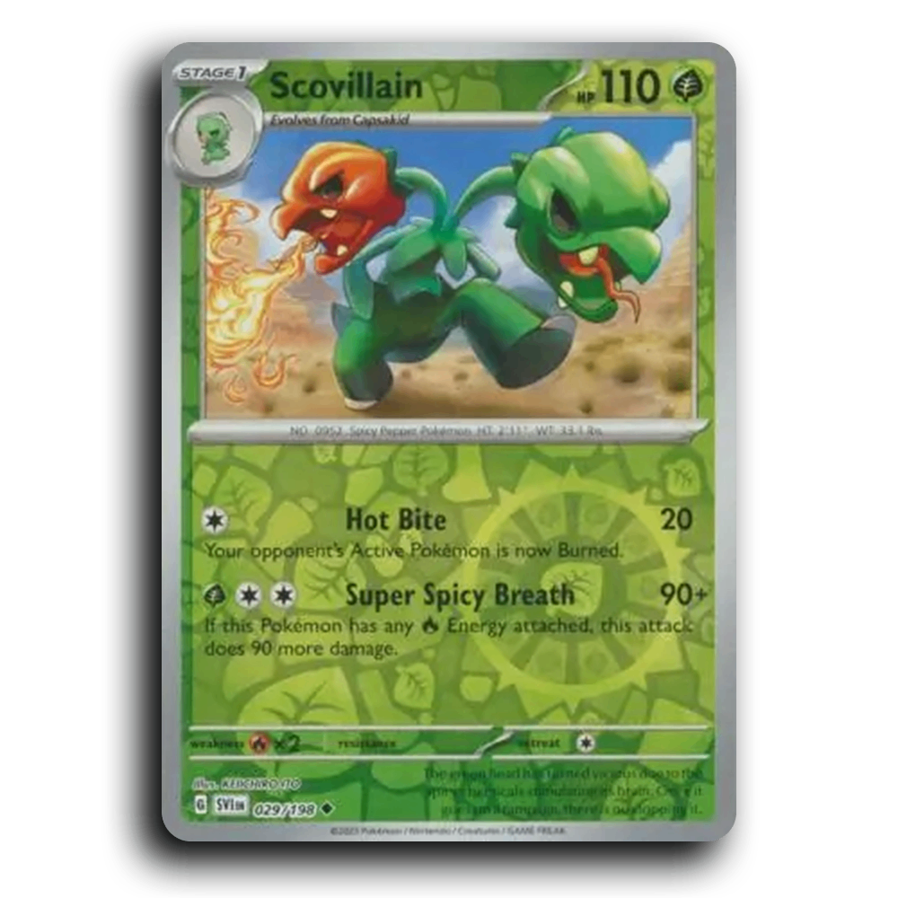 Scovillain (029/198) [Scarlet & Violet] Uncommon Pokemon Card TCG Near Mint NM Reverse Holo