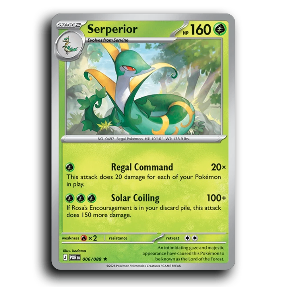 Serperior (006/088) [Perfect Order] Rare Pokemon Card TCG Near Mint NM Holofoil