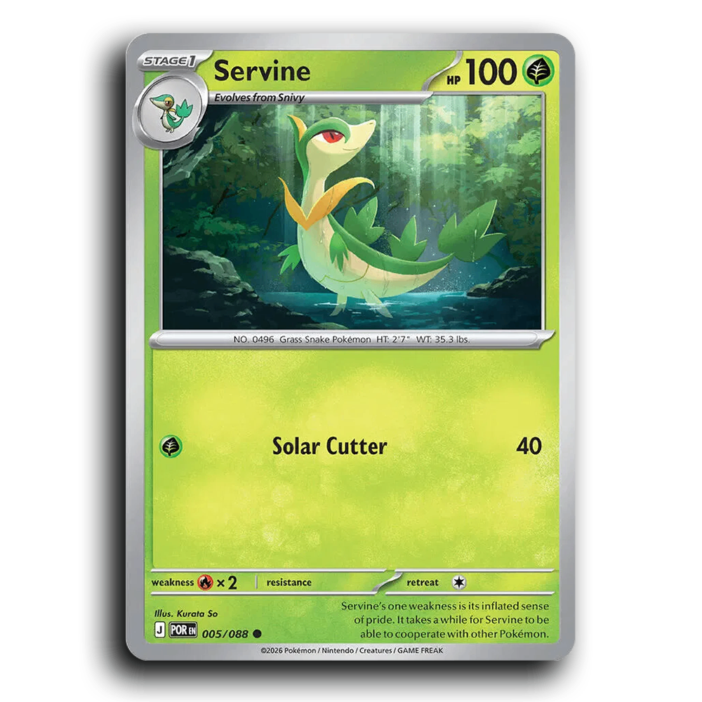 Servine (005/088) [Perfect Order] Common Pokemon Card TCG Near Mint NM
