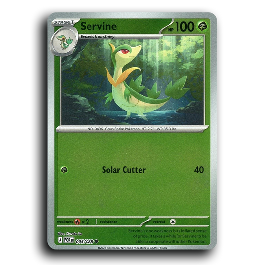 Servine (005/088) [Perfect Order] Common Pokemon Card TCG Near Mint NM Reverse Holo