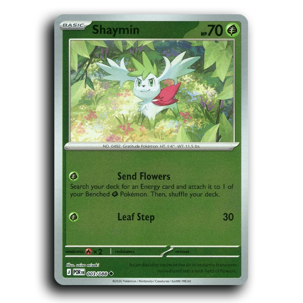 Shaymin (003/088) [Perfect Order] Uncommon Pokemon Card TCG Near Mint NM Reverse Holo