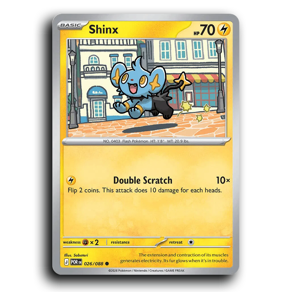 Shinx (026/088) [Perfect Order] Common Pokemon Card TCG Near Mint NM