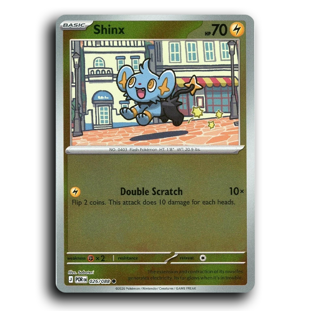 Shinx (026/088) [Perfect Order] Common Pokemon Card TCG Near Mint NM Reverse Holo