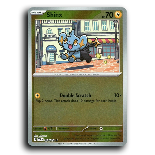 Shinx (026/088) [Perfect Order] Common Pokemon Card TCG Near Mint NM Reverse Holo