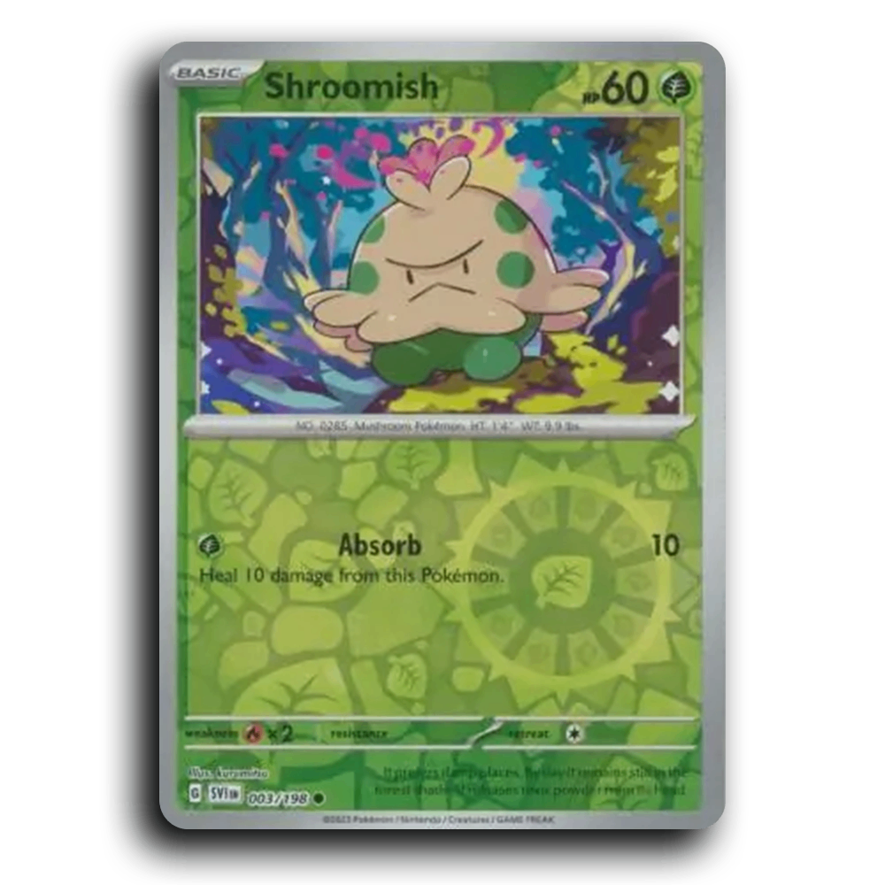 Shroomish (003/198) [Scarlet & Violet] Common Pokemon Card TCG Near Mint NM Reverse Holo