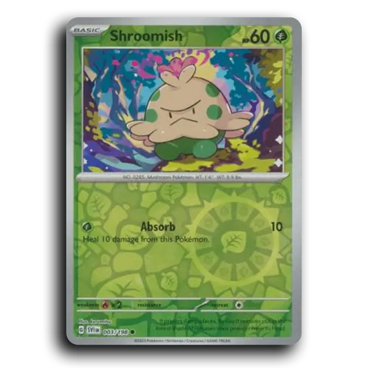 Shroomish (003/198) [Scarlet & Violet] Common Pokemon Card TCG Near Mint NM Reverse Holo