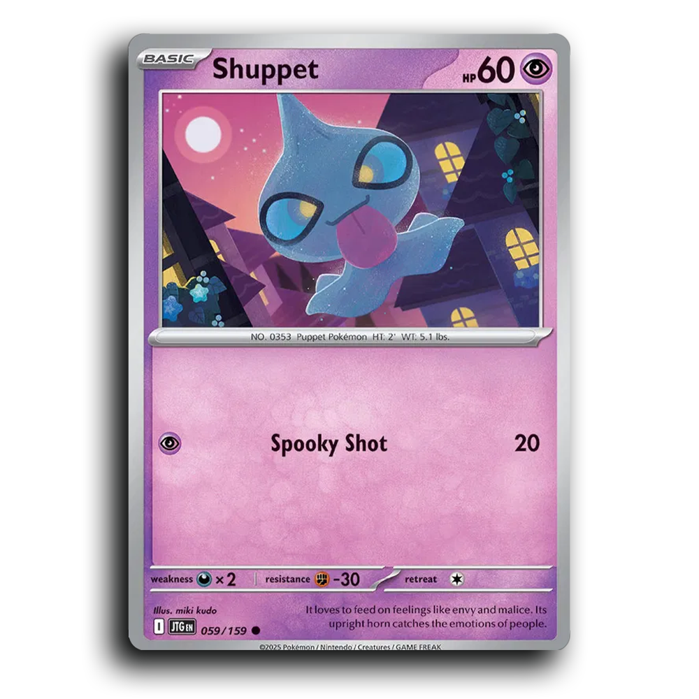 Shuppet 059/159 Journey Together Common Pokemon Card TCG