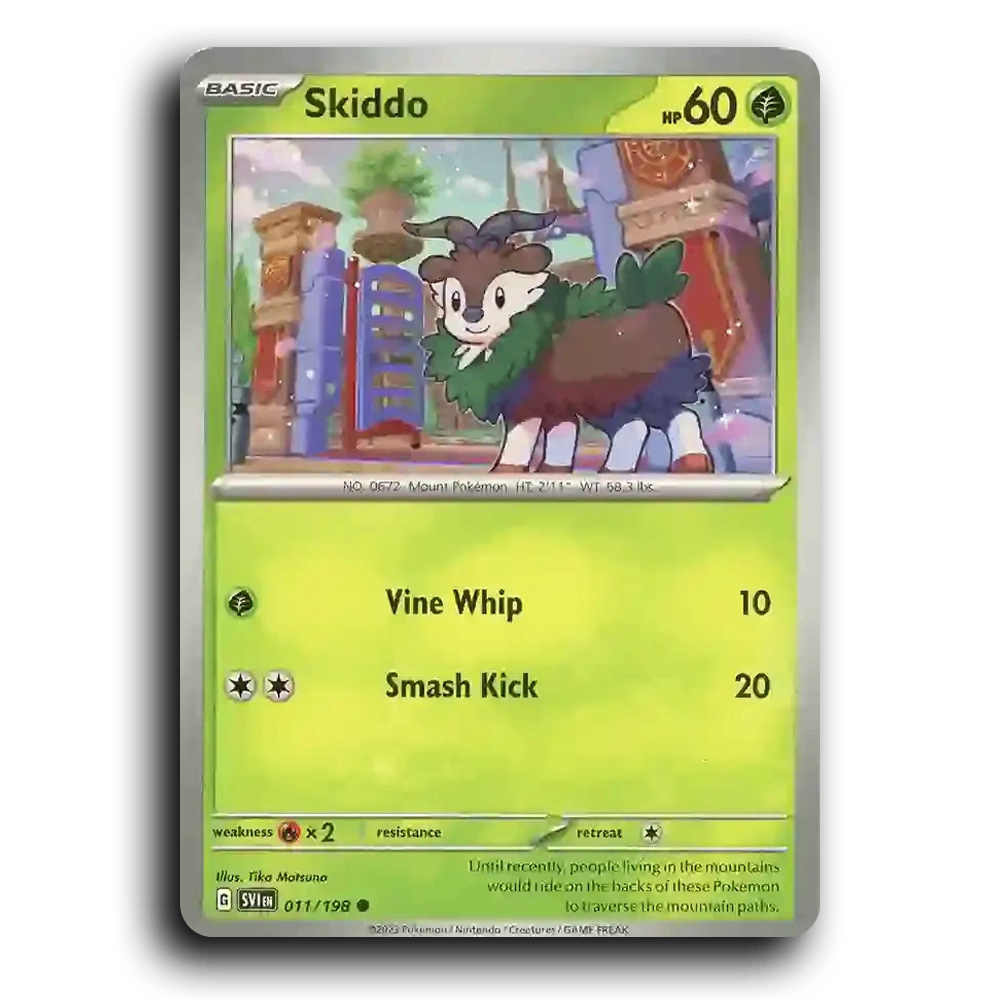 Skiddo (011/198) [Scarlet & Violet] Common Pokemon Card TCG Near Mint NM