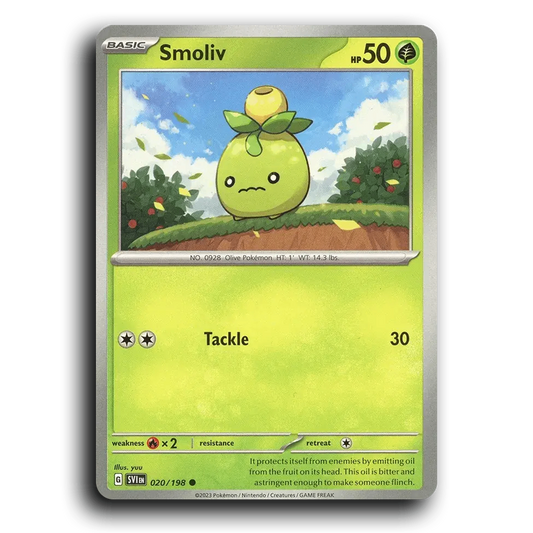 Smoliv (020/198) [Scarlet & Violet] Common Pokemon Card TCG Near Mint NM