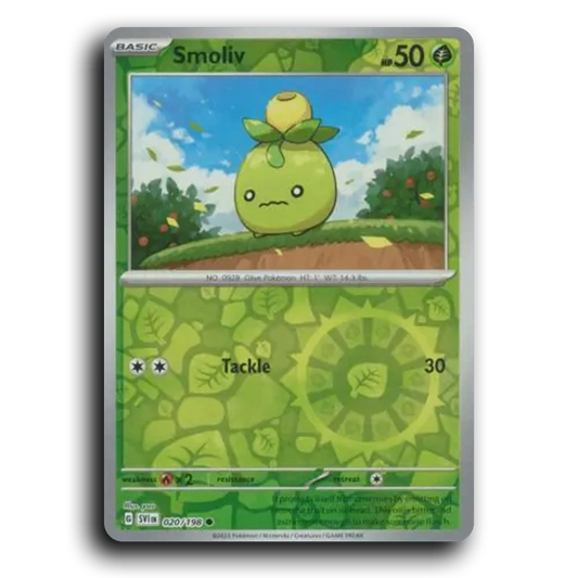 Smoliv (020/198) [Scarlet & Violet] Common Pokemon Card TCG Near Mint NM Reverse Holo