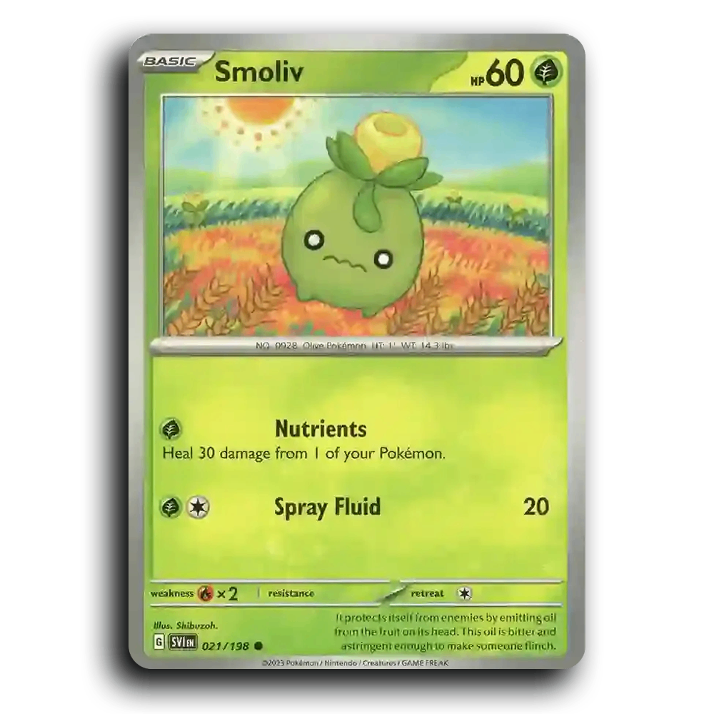 Smoliv (021/198) [Scarlet & Violet] Common Pokemon Card TCG Near Mint NM