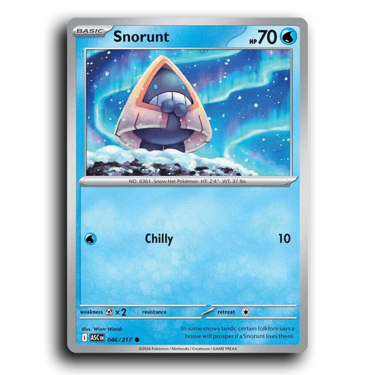 Snorunt 046/217 Ascended Heroes Common Pokemon Card TCG Near Mint NM