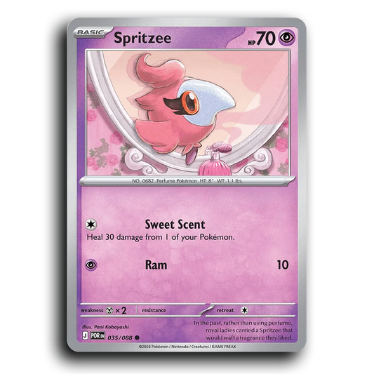 Spritzee (035/088) [Perfect Order] Common Pokemon Card TCG Near Mint NM