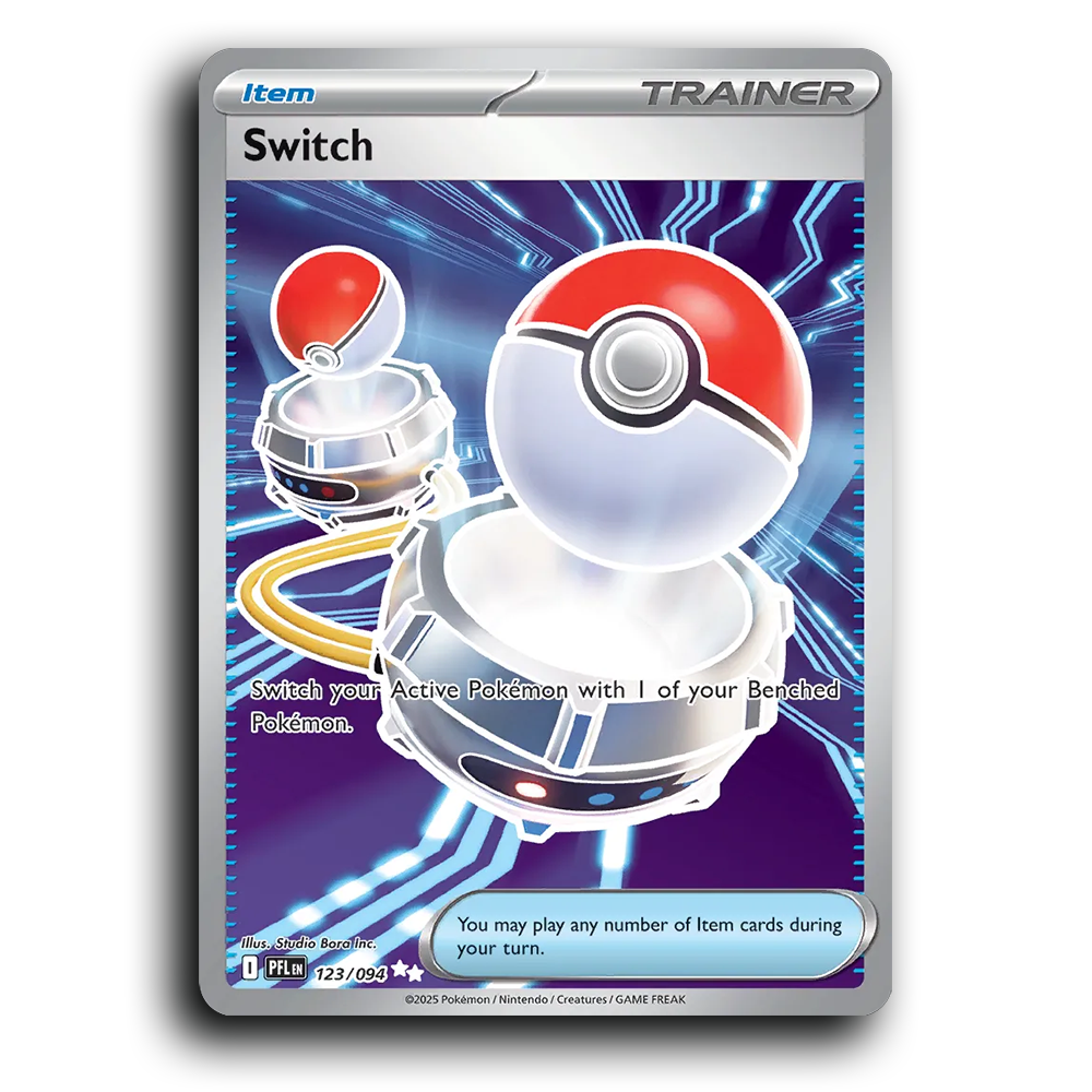 Switch (123/094) [Phantasmal Flames] Ultra Rare Pokemon Card TCG Near Mint NM Holofoil