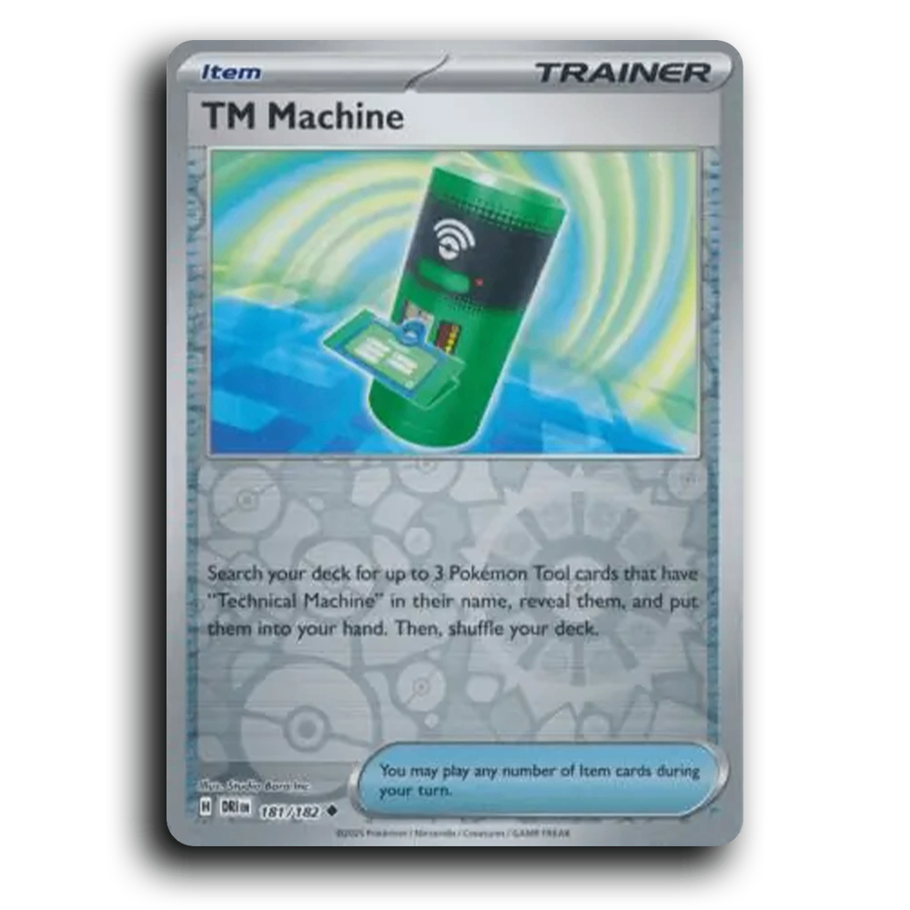 TM Machine Destined Rivals 181/182 Uncommon Pokemon card TCG Reverse Holo