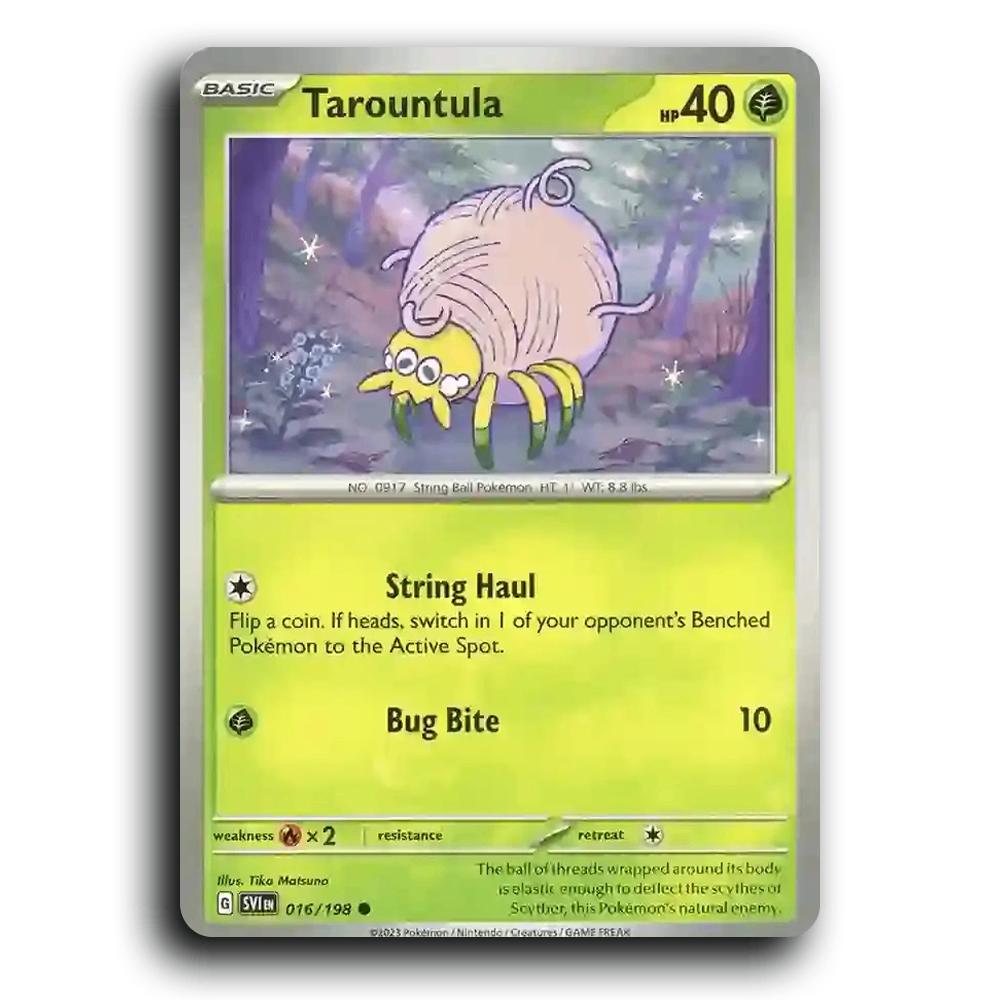 Tarountula (016/198) [Scarlet & Violet] Common Pokemon Card TCG Near Mint NM