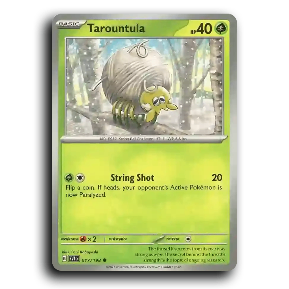 Tarountula (017/198) [Scarlet & Violet] Common Pokemon Card TCG Near Mint NM