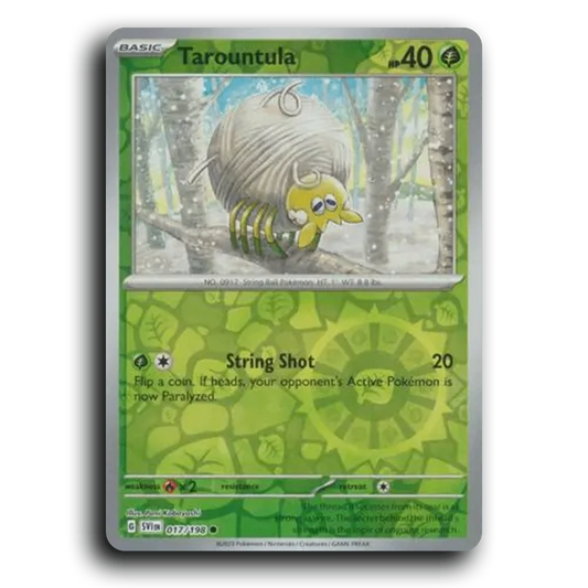 Tarountula (017/198) [Scarlet & Violet] Common Pokemon Card TCG Near Mint NM Reverse Holo
