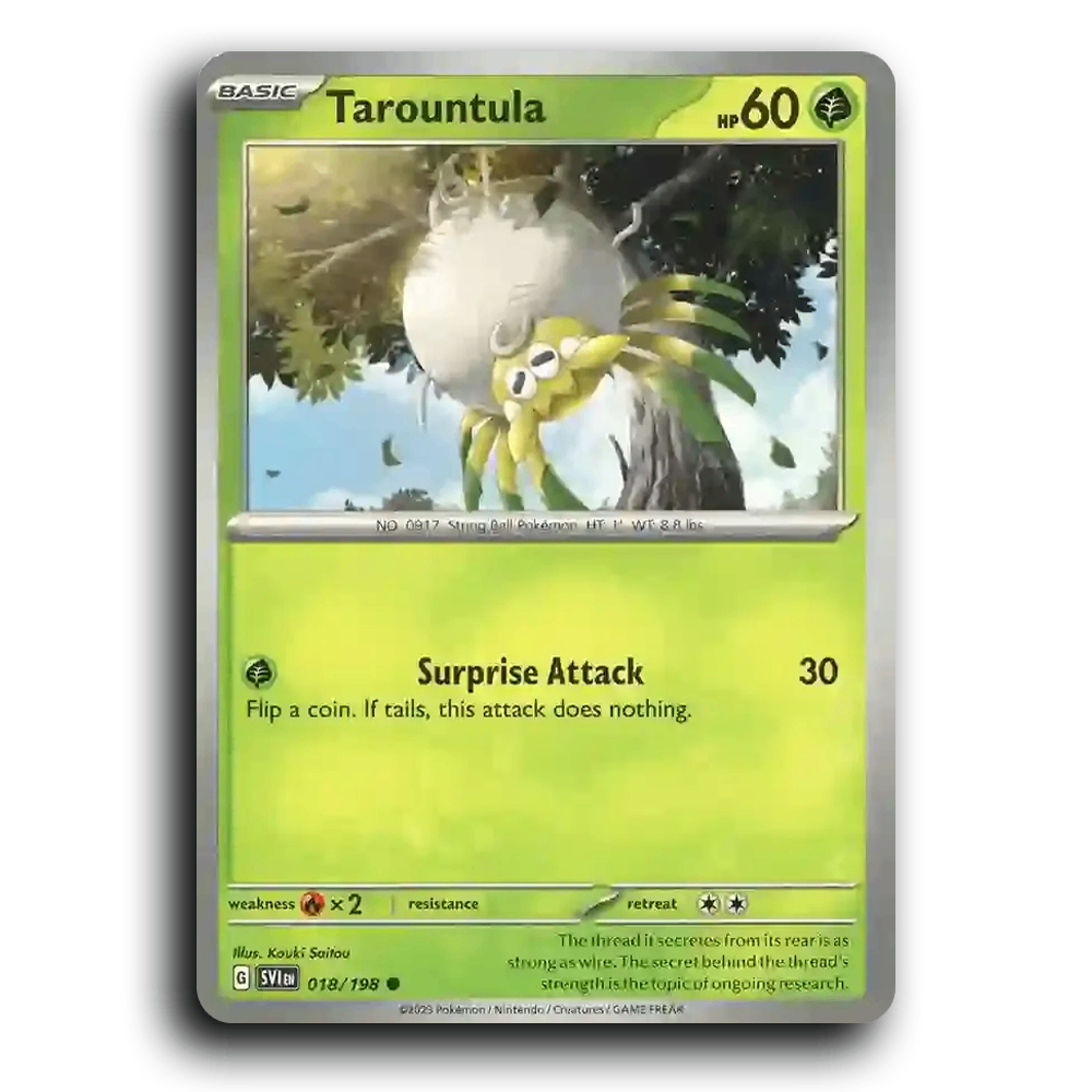 Tarountula (018/198) [Scarlet & Violet] Common Pokemon Card TCG Near Mint NM