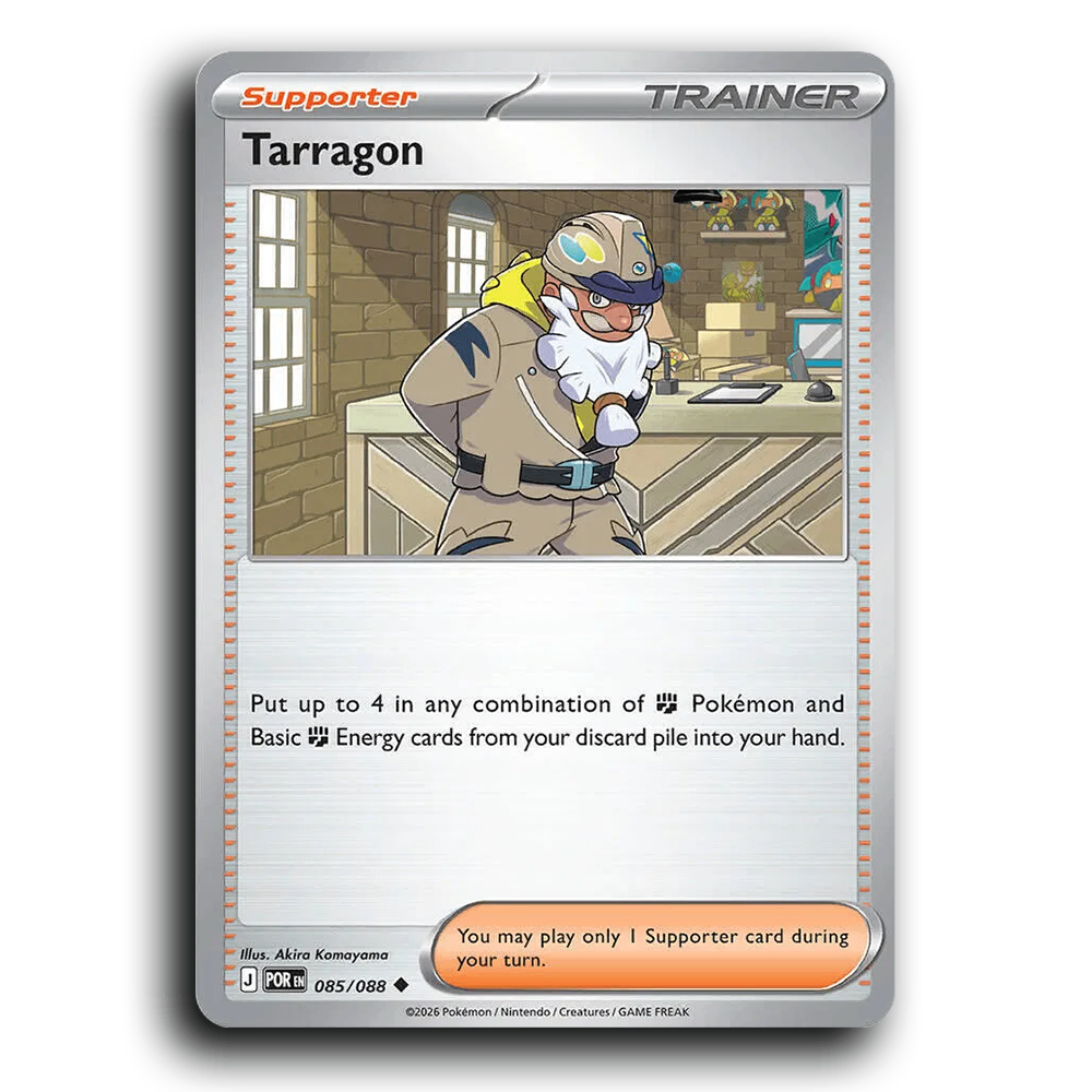 Tarragon - 085/088 (085/088) [Perfect Order] Uncommon Pokemon Card TCG Near Mint NM