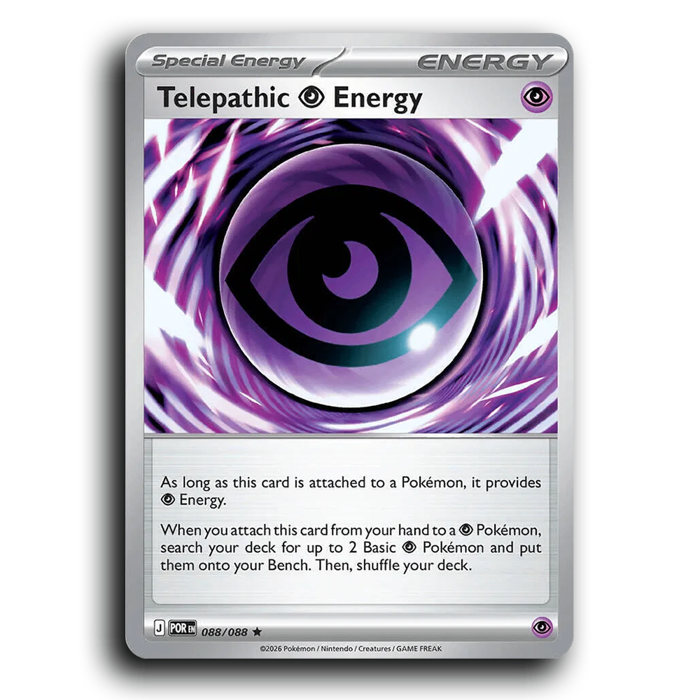 Telepathic Psychic Energy (088/088) [Perfect Order] Rare Pokemon Card TCG Near Mint NM Holofoil