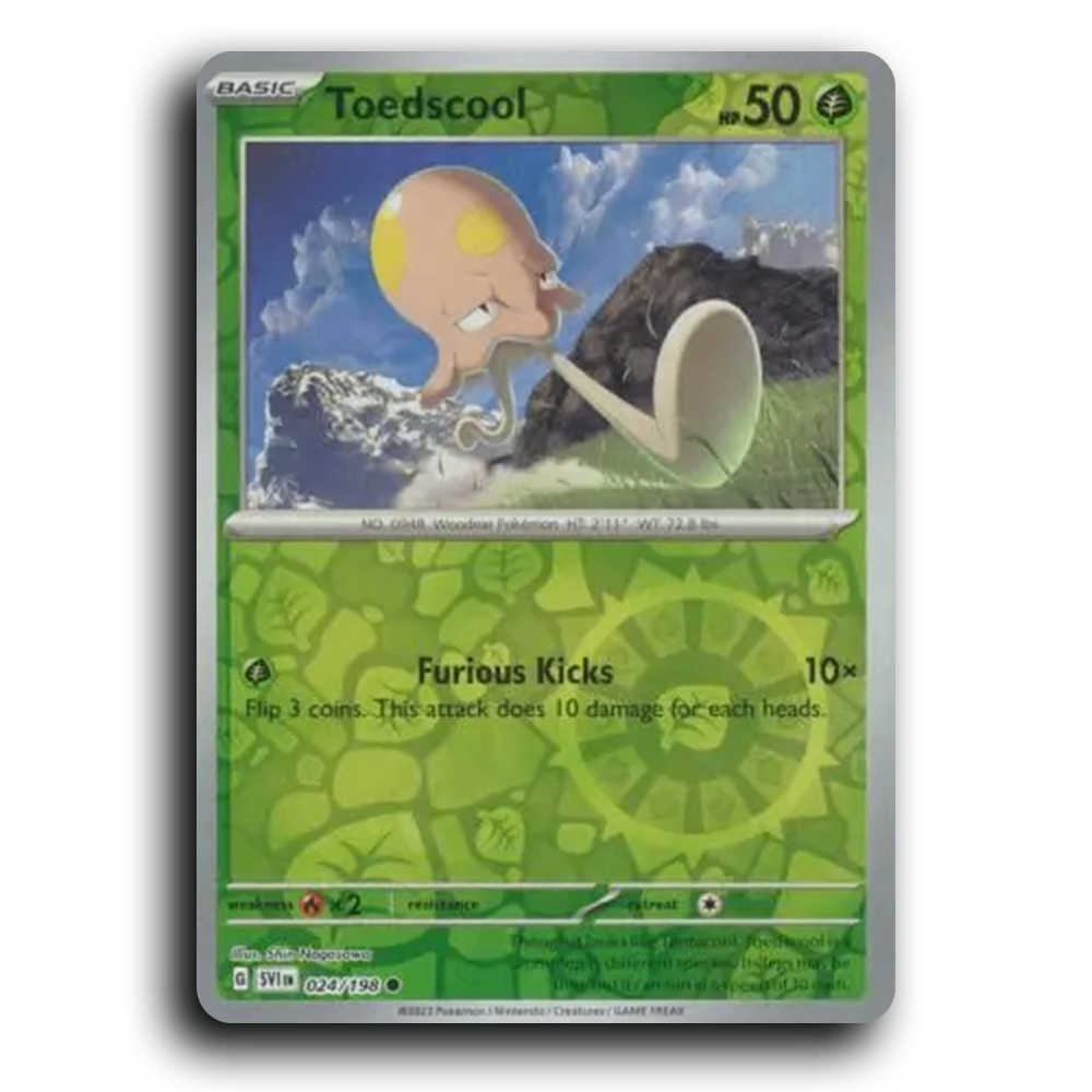 Toedscool (024/198) [Scarlet & Violet] Common Pokemon Card TCG Near Mint NM Reverse Holo