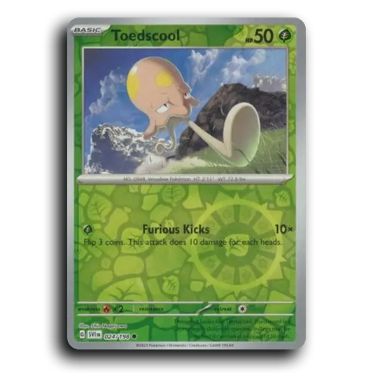 Toedscool (024/198) [Scarlet & Violet] Common Pokemon Card TCG Near Mint NM Reverse Holo