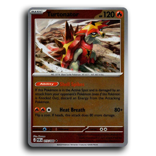 Turtonator (017/088) [Perfect Order] Uncommon Pokemon Card TCG Near Mint NM Reverse Holo
