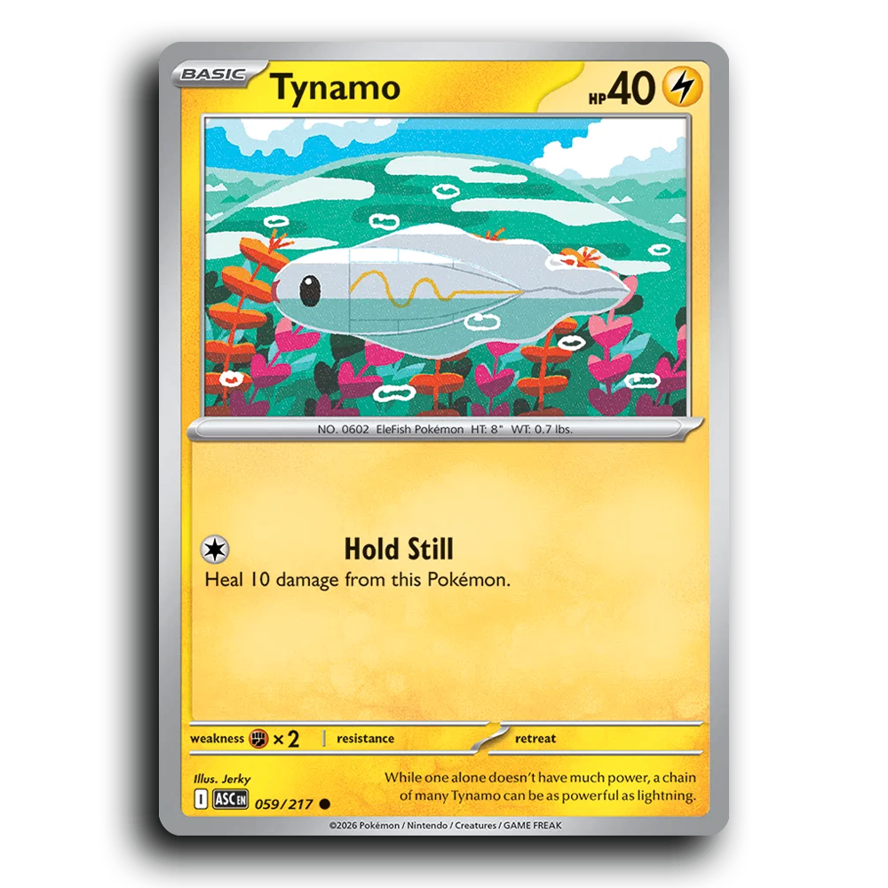 Tynamo 059/217 Ascended Heroes Common Pokemon Card TCG Near Mint NM