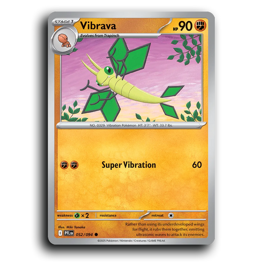 Vibrava (052/094) [Phantasmal Flames] Common Pokemon Card TCG Near Mint NM