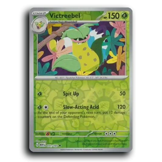 Victreebel 071/165 151 Uncommon Pokemon Card TCG Near Mint NM Reverse Holo