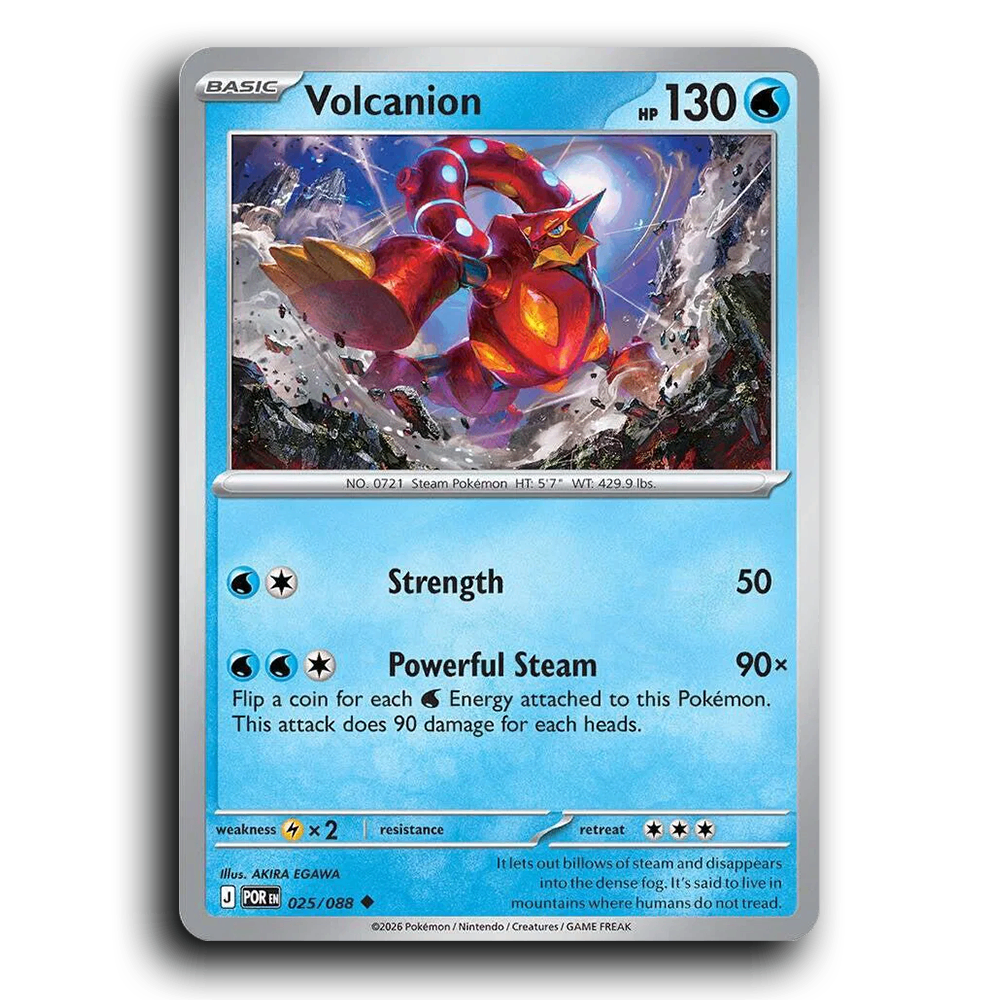 Volcanion (025/088) [Perfect Order] Uncommon Pokemon Card TCG Near Mint NM