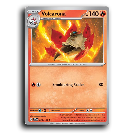 Volcarona 029/159 Journey Together Uncommon Pokemon Card TCG 