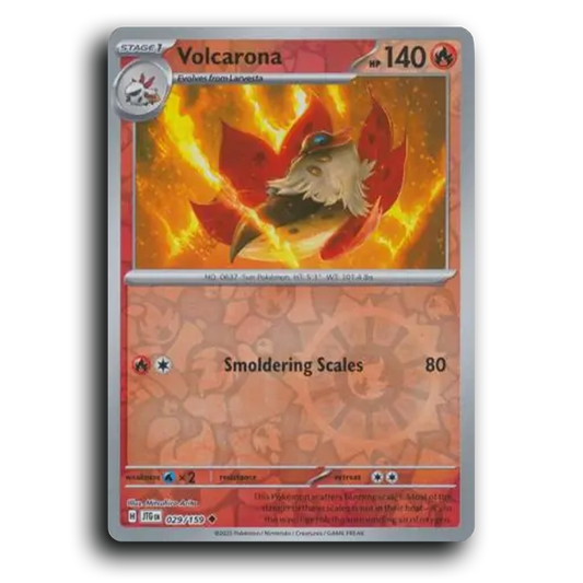 Volcarona 029/159 Journey Together Uncommon Pokemon Card TCG Reverse Holo