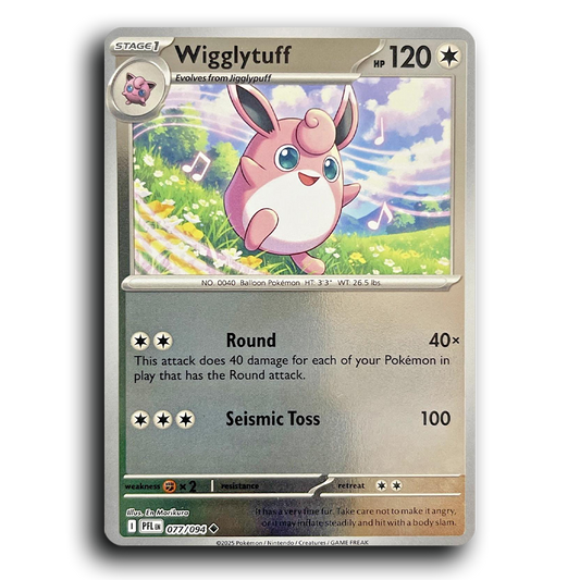 Wigglytuff (077/094) [Phantasmal Flames] Uncommon Pokemon Card TCG Near Mint NM Reverse Holo