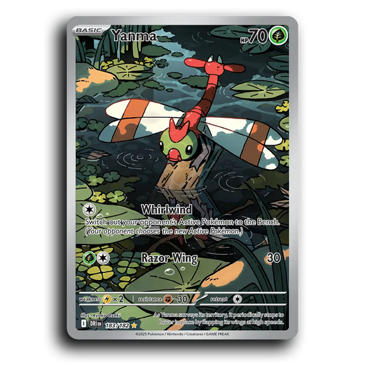Yanma 183/182 [Destined Rivals] Illustration Rare Pokemon Card TCG Holofoil 